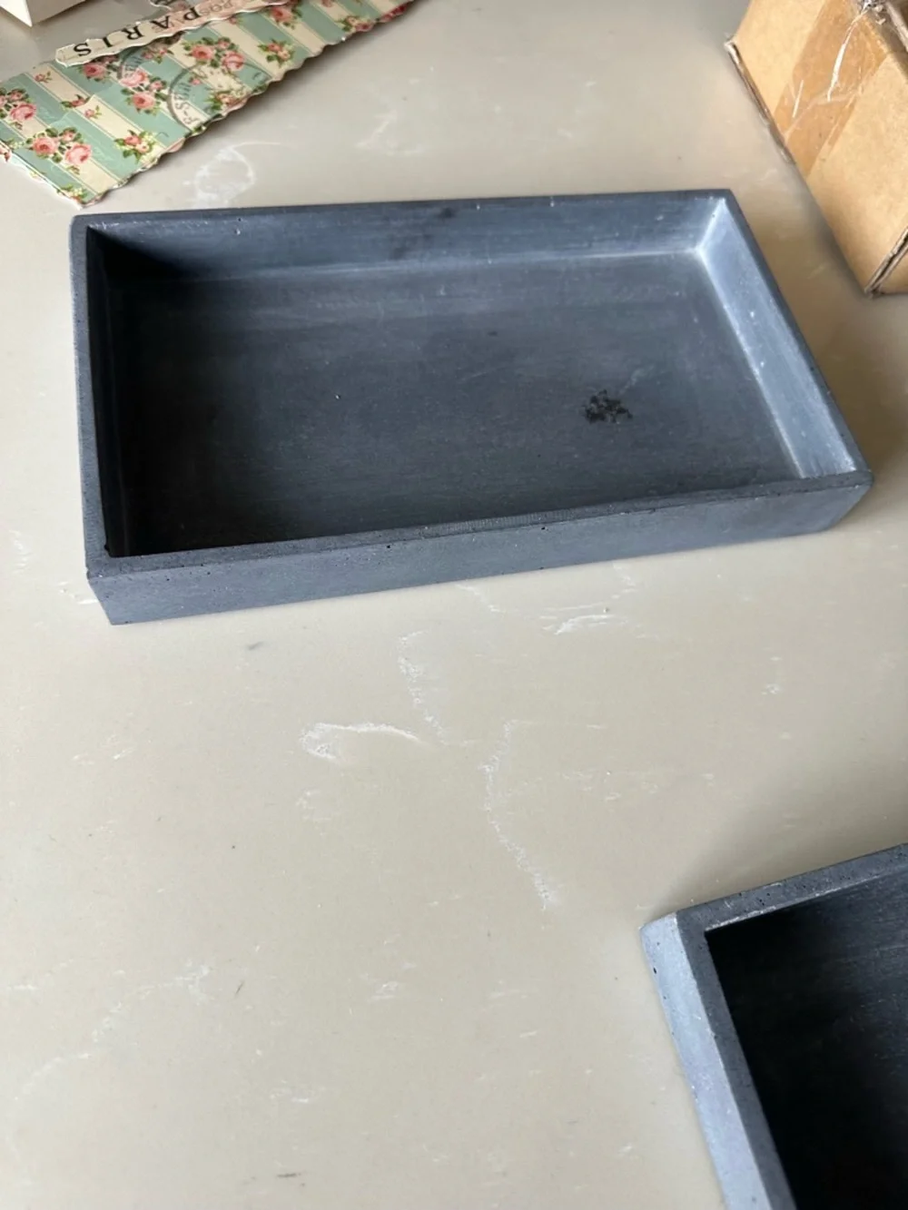 Restoration hardware Concrete Rectangular dish 🎊🎊🎉🎊🎁🎁🎁